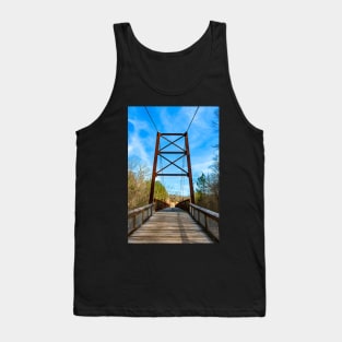 Cable Bridge at Ivy Creek Greenway Tank Top